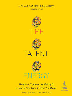 cover image of Time, Talent, Energy